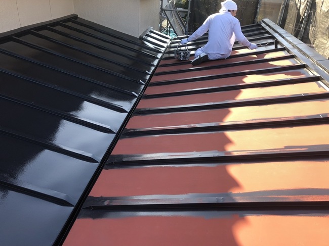 トタン屋根の塗り替え工事