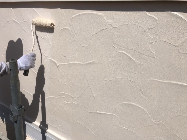 自宅の塀の塗り替え工事