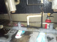 飲食店舗・排水管高圧洗浄作業 アフター